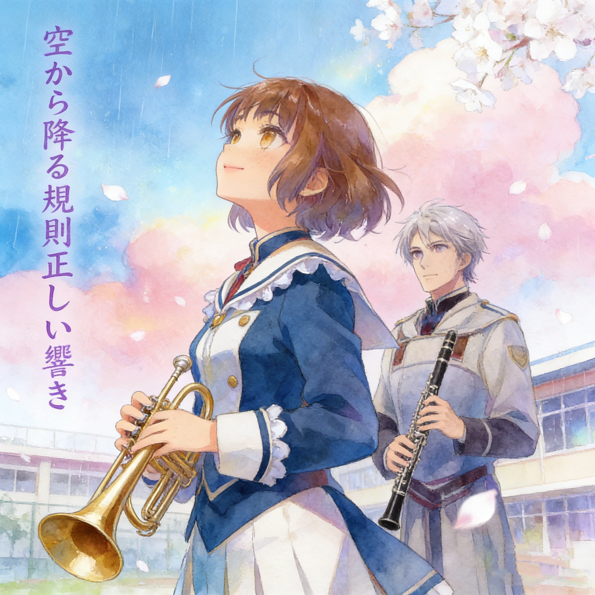 空から降る規則正しい響き