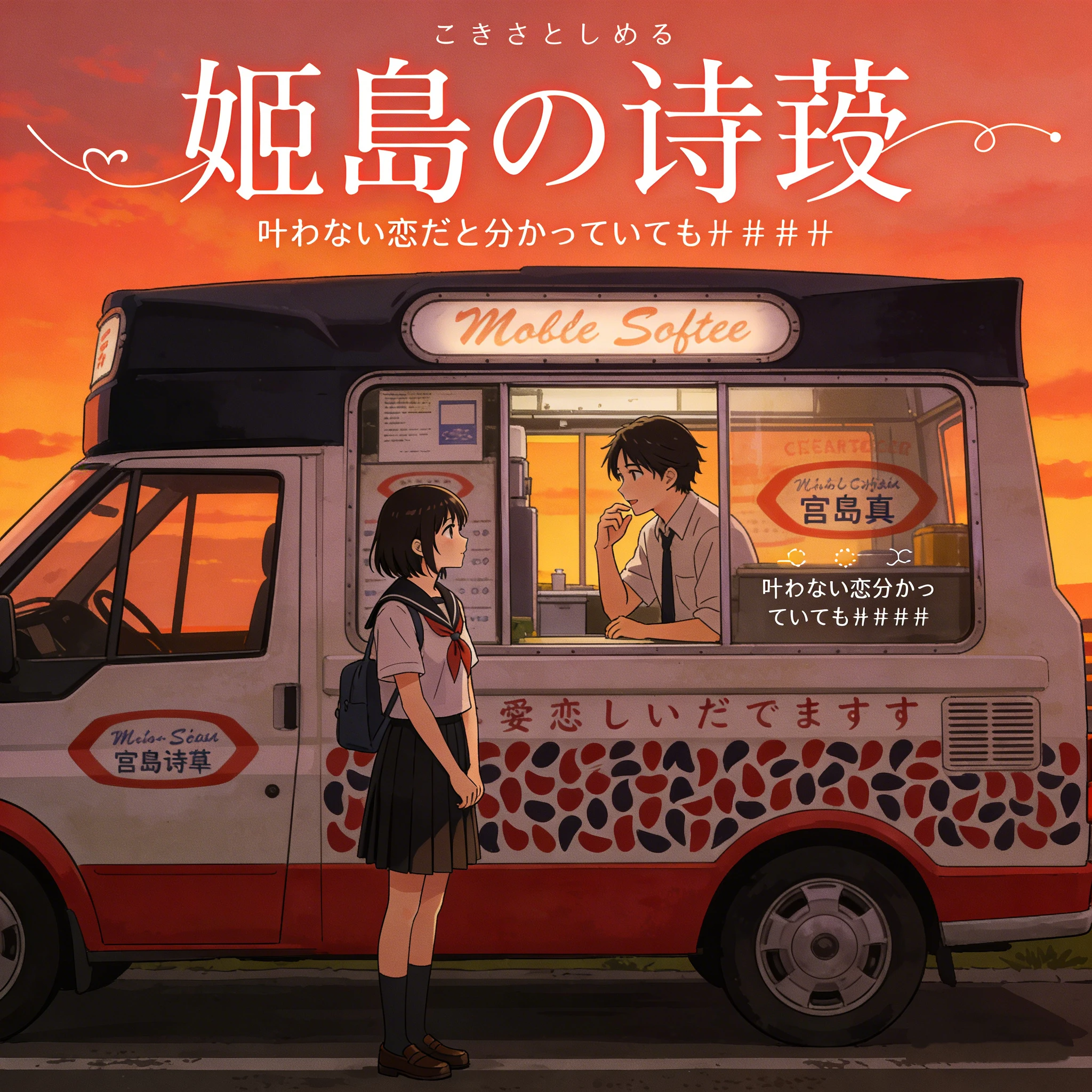 夕焼け色の空と、冷たい炭酸